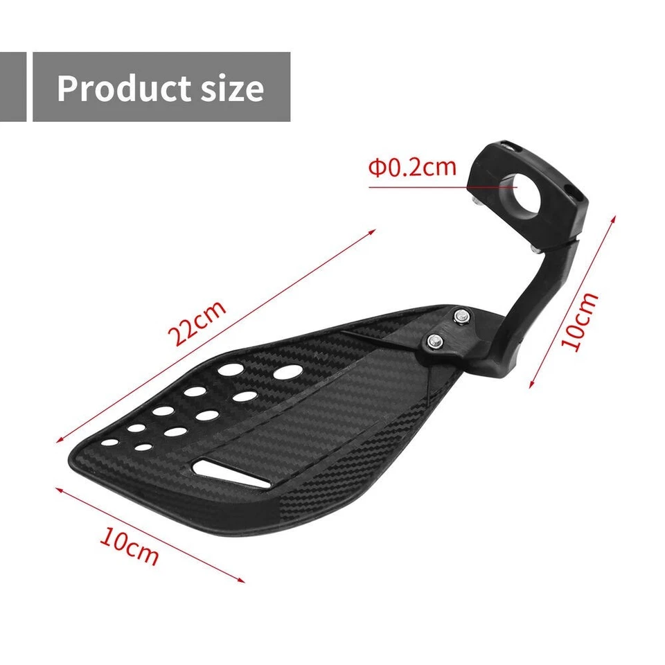 Kit protector de manos universal para manillar de 7/8" para moto todoterreno ATV Foto 3 de 4