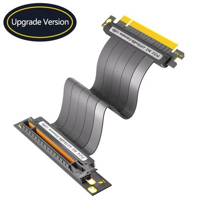 PCIE 4.0 Extension Cable 90 Degree 16x Shielded High Speed GPU Riser Cable