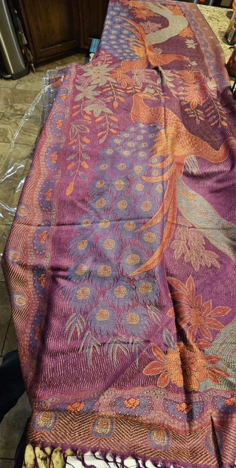 Bufanda mágica bufanda pavo real magenta XG2852 MG Foto 4 de 4