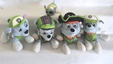 Lote de 5 Asst. Peluche "Rocky" Personajes Patrulla Canina, 4 son 7", 1 es apilable