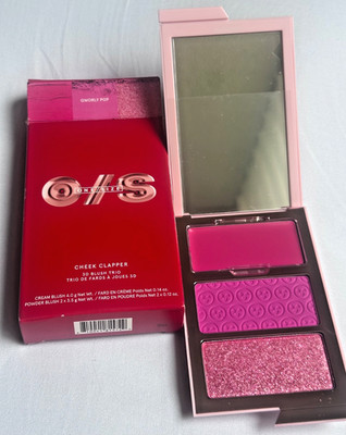 NEW O/S OneSize Cheek Clapper 3D Blush Trio - Gworly Pop w/box