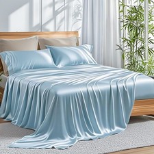 Bamboo Bed Sheet Set Soft Breathable Deep Pocket 3/4 Piece Sheets ClevaHome