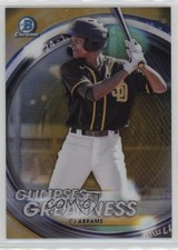 2020 Bowman Draft Glimpses of Greatness Gold Refractor 7/50 CJ Abrams 0i87