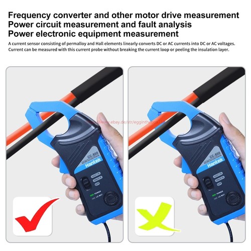 Hantek CC-800 AC/DC Digital Current Clamp Multimeter Meter with BNC Connector - Picture 4 of 7