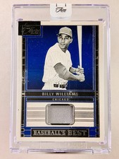 BILLY WILLIAMS 2024 PANINI THREE AND TWO BASEBALL'S BEST PATCH /32
