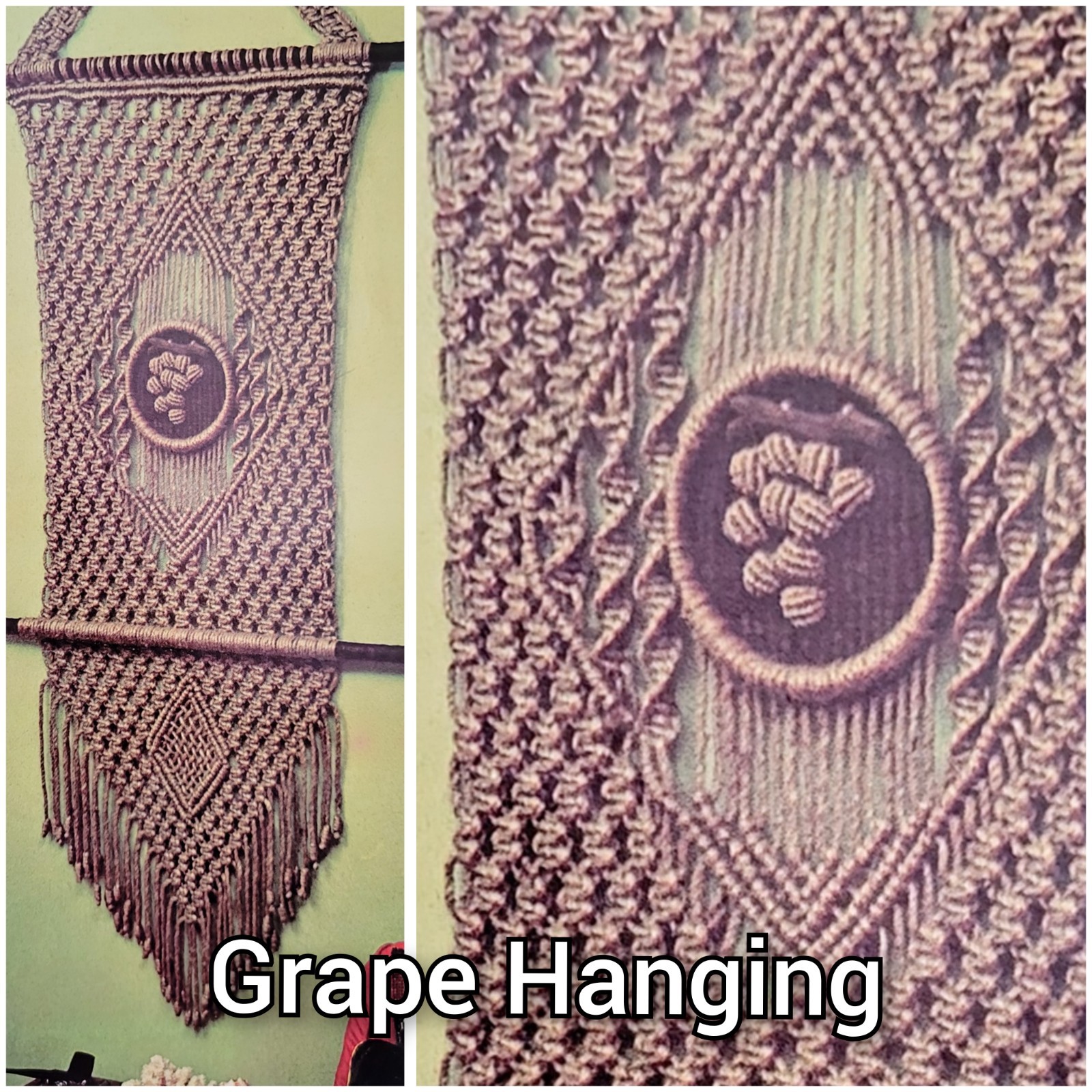 Vintage Craft Pak Book #806 "Macrame Why Knot" by Irene Morris