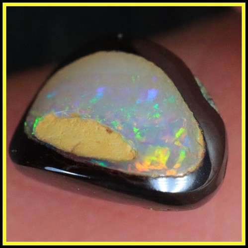 Pietra opale masso 1,55 ct naturale AUSTRALIAN YOWAH + VIDEO - Foto 3 di 8