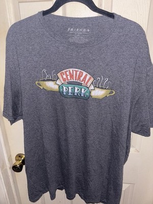 Friends Central Perk Shirt Mens XXL Black TV Show Cafe Graphic Tee