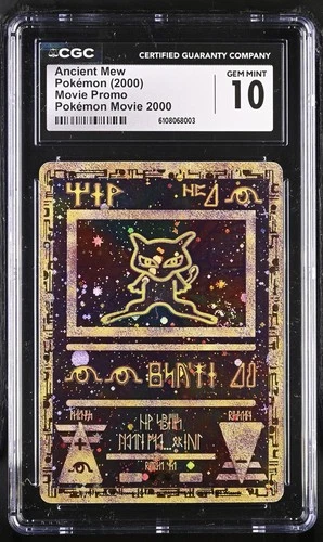 Pokemon Ancient Mew Movie 2000 Promo CGC 10 Gem Mint WITH Foot SWIRL 💫