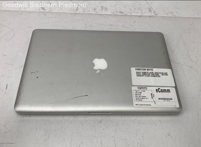 Apple MacBook Pro Late 2011 15" Intel Core i7-2675QM 2.20GHz 4GB RAM 500GB HDD - image 2 of 4