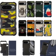 For Pixel 10 / Pixel 10 Pro DUAL TACTICAL Hybrid Two Piece Case Heavy Duty