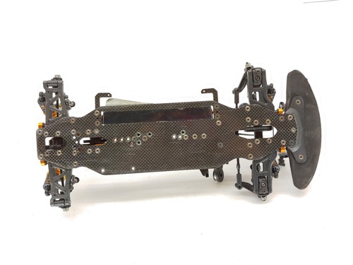 Rare Xray T1R 1/10 Carbon Fiber Touring Car TC Roller Slider Chassis w/ Extras & - Picture 13 of 21