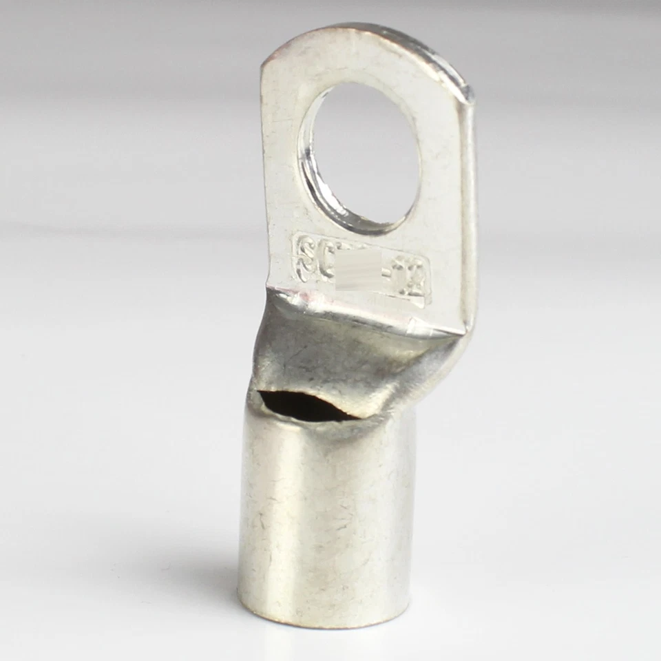 Terminais de anel de cabo de cobre estanhado 1/0 AWG extremidades de bateria de solda 5/16" 3/8" - Imagem 2 de 4