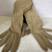Vintage Women  s Gloves Tan/beige