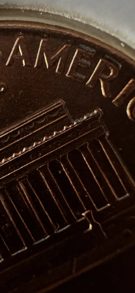 Close Am Penny 1992 sin marca de ceca rojo errores DDO excelente estado Foto 4 de 4