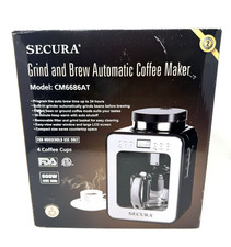 Secura Coffee Maker with Grinder, Programmabl...