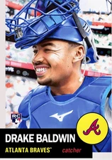 TOPPS LIVING SET 870 DRAKE BALDWIN RC BRAVES IN HAND FOR NEXT DAY SHIPPING