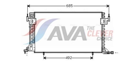 Fits AVA CN5100 AIR CONDITIONING RADIATOR CITROËN BERLINGO (1997) 1.4 ⭐UK Stock⭐