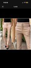 Pantalones de serpiente Bevy Flog nuevos sin etiquetas Shely Bronze para mujer talla 28 nunca usados