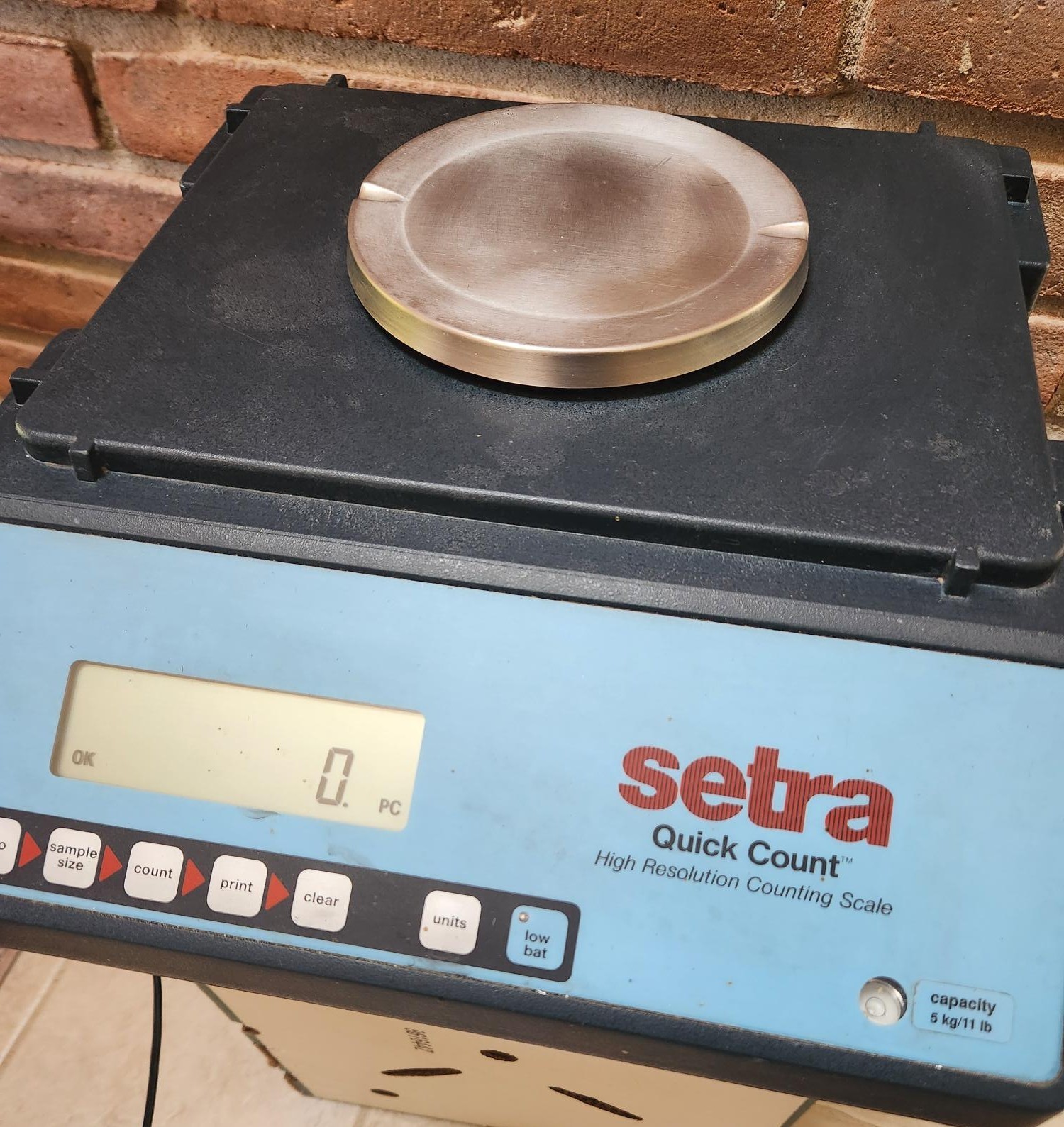 SETRA QUICK COUNT HIGH RESOLUTION COUNTING SCALE