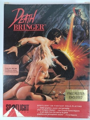 DEATH BRINGER by Spotlight Software/Cinemaware for Amiga -Complete w/poster