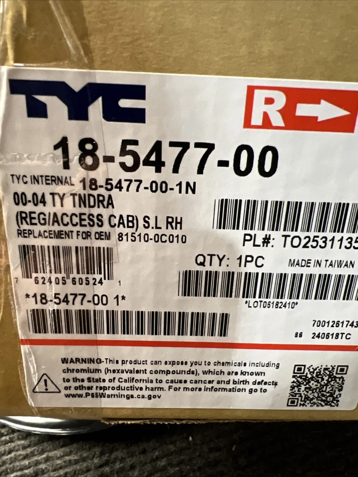 Turn Signal Light Assy  TYC  18-5477-00 - Image 4 of 4