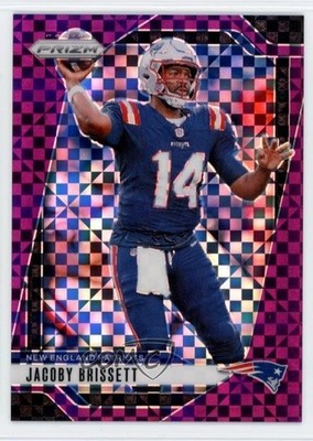 2024 Panini Prizm Purple Power Prizm 10/49 Jacoby Brissett #194 0i1l