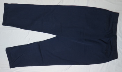 VINCENTE NESI BUGLE BOY MENS 36X30 NAVY BLUE VINTAGE DRESS PANT RELAXED PLEATED