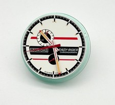 NOS Vintage Leonidas Heuer Easy Rider Cronografo Quadrante Bianco, Lancette e Movimento