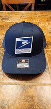 Custom Made USPS Snapback  Navy Blue   / Navy...