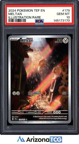 Pokemon 2024 Meltan 179/162 Full Art IR Temporal Forces GEM MINT PSA 10