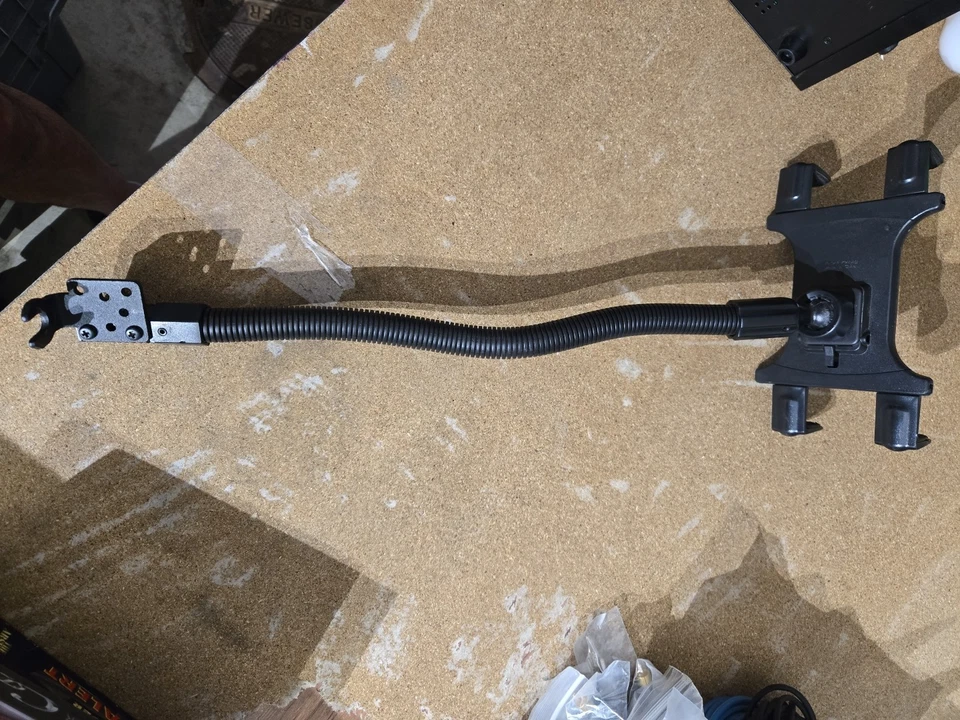 Universal Tablet Car Holder, designed for mounting in vehicles via the sit rail. - Image 4 of 4