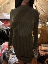 Women’s Shein Army Green Dress Size M6