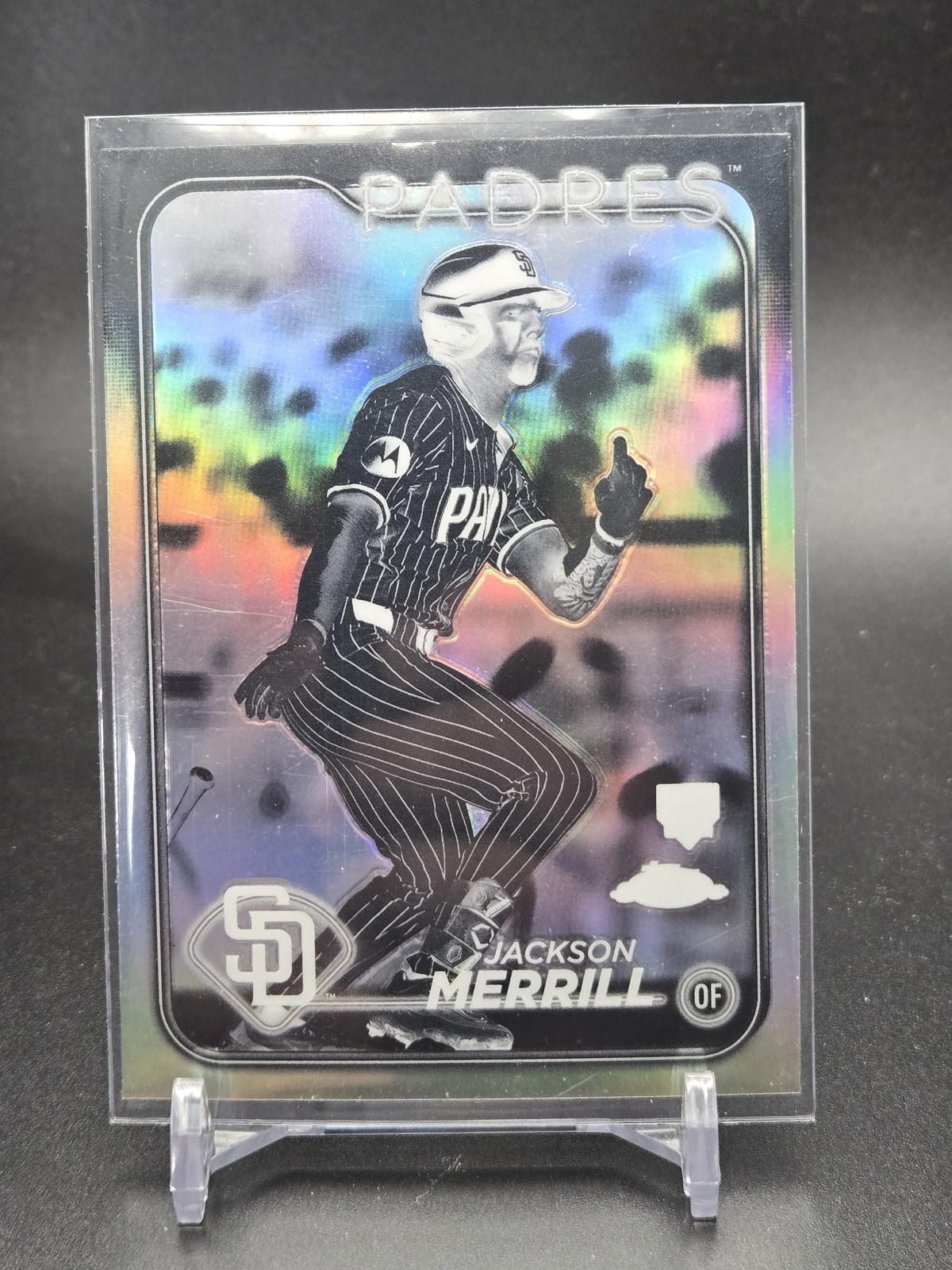 2024 Topps Chrome #207 Jackson Merrill Negative Refractors