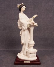 Figurina Giuseppe Armani "Oriental Lady / Geisha" 34 cm Capodimonte Firenze 1987