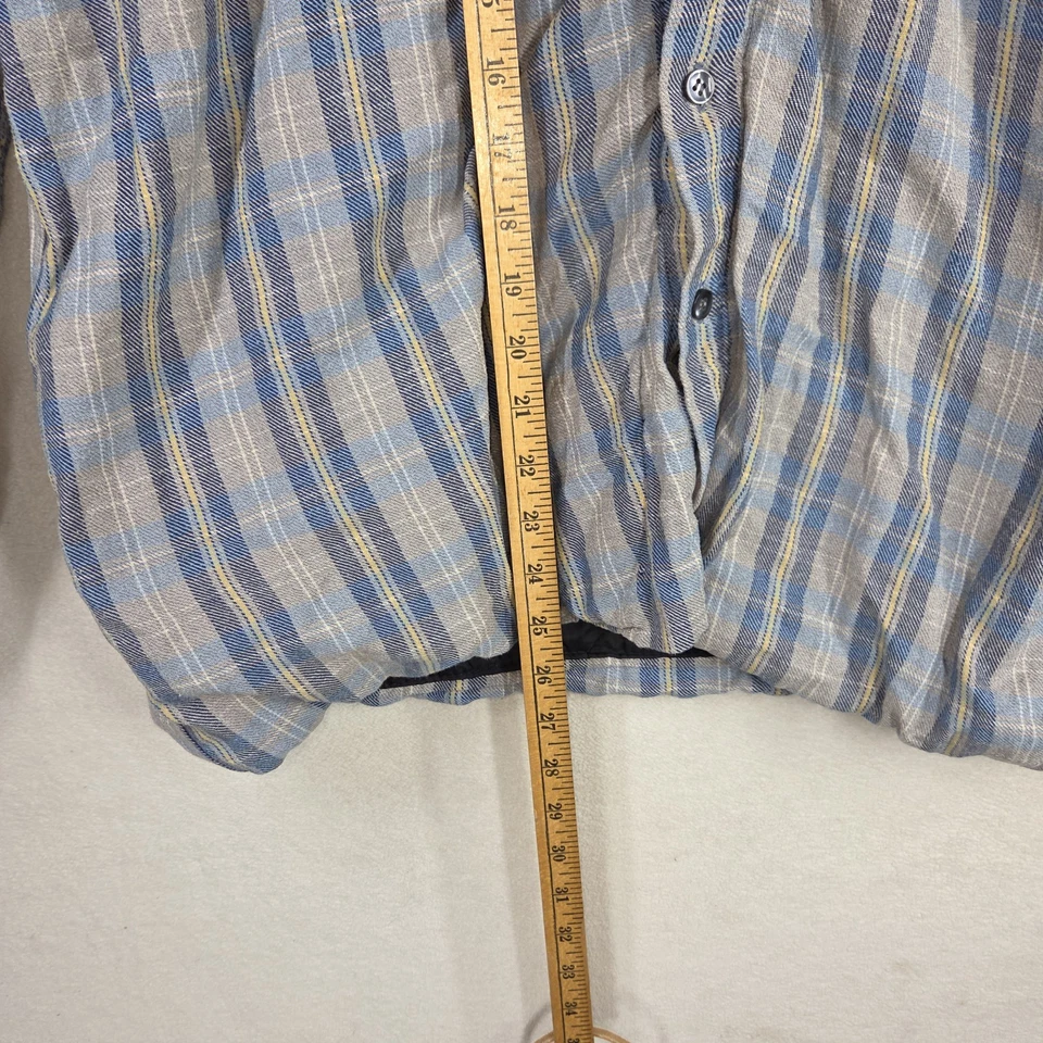 Vtg Cambridge Classics Mens Shirt Shacket Blue XL Flannel Winter Cold Gorpcore - Image 4 of 4