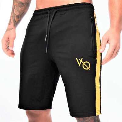 954 VANQUISH FITNESS　パンツ　Strike Yellow　S VANQUISH Fitness London 'VQ Strike' Shorts Black/Yellow