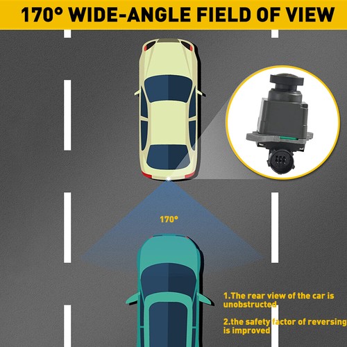Fits 2013 2015 2016-17 2014 Ram 1500 2500 3500 4500 5500 Rear View Backup Camera - Picture 9 of 21