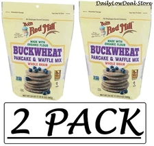 2 PACK - Bob's Red Mill Buckwheat Pancake & Waffle Mix, 24 oz (Total 48 oz)