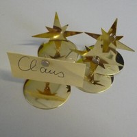 4Er Set Kartenhalter Platzkarte Fotohalter Hochzeit Taufe Geburtstag Stern