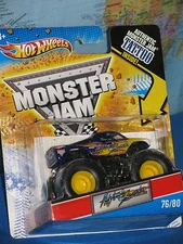 HOT WHEELS MONSTER JAM  AFTER SHOCK TRUCK #76/80 TATTOO ADVANCE AUTO PARTS *NEW*