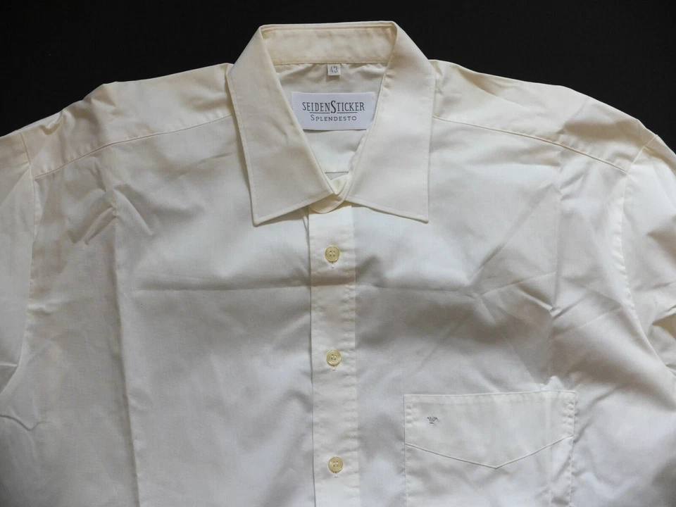Seidensticker Splendesto Camisa Talla 43 Apenas Realizado Blanco - Imagen 2 de 4