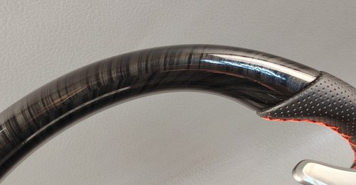 IS250 IS350 ISF LEXUS 07 - 12 HYDRODIPPED RED STICHES MULTIMEDIA STEERING WHEEL - Picture 12 of 20