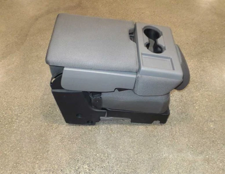 17-20 Ford F250 F350 Super Duty CREW CAB Jump Seat Locking OEM GRAY CLOTH - Image 2 of 4