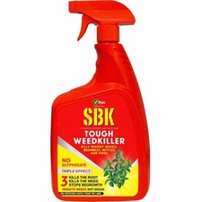 SBK Brushwood Tough Weedkiller Spray Vitax Ready To Use Kills Weeds & Roots 1L 9.39 per litre
