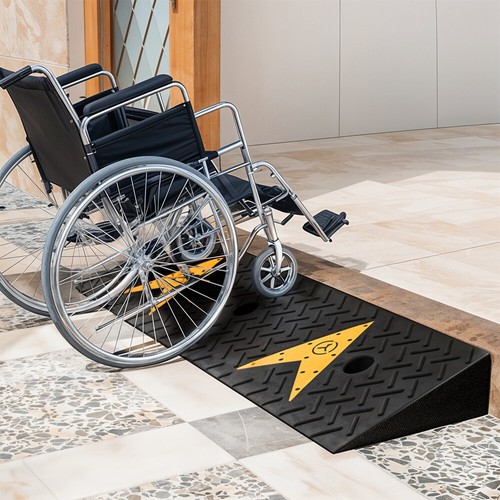 1/2X Heavy Duty Rubber Kerb Door Ramps Wheelchair Mobility Scooter Access Ramp - Picture 80 of 142