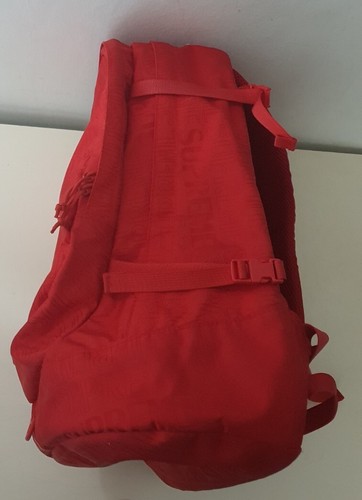 SS19 Supreme Rucksack rot Cordura Stoff Box Logo Tasche - Bild 12 von 15