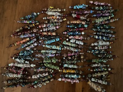20 Random BOHO BEADS / JOURNAL CHARMS - Handmade