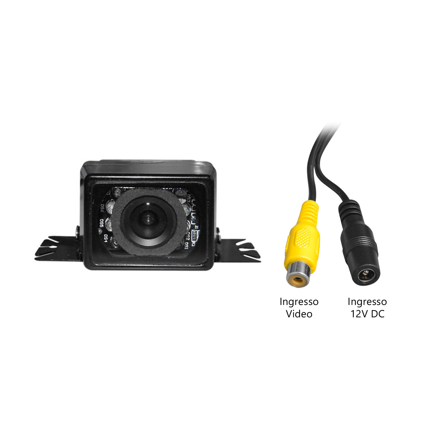 Retrocamera Auto CMOS AP2613 con Visione Notturna e LED IR