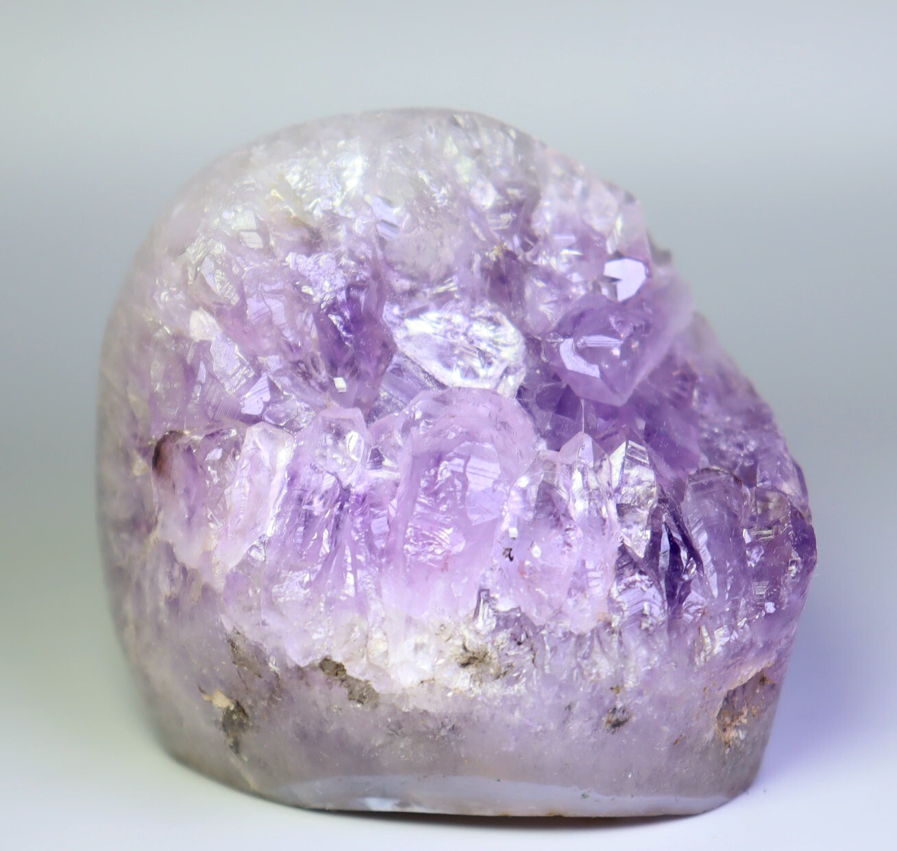234g Natural Amethyst Cluster with Quartz Crystal Agate Gemstone Mineral Specimen